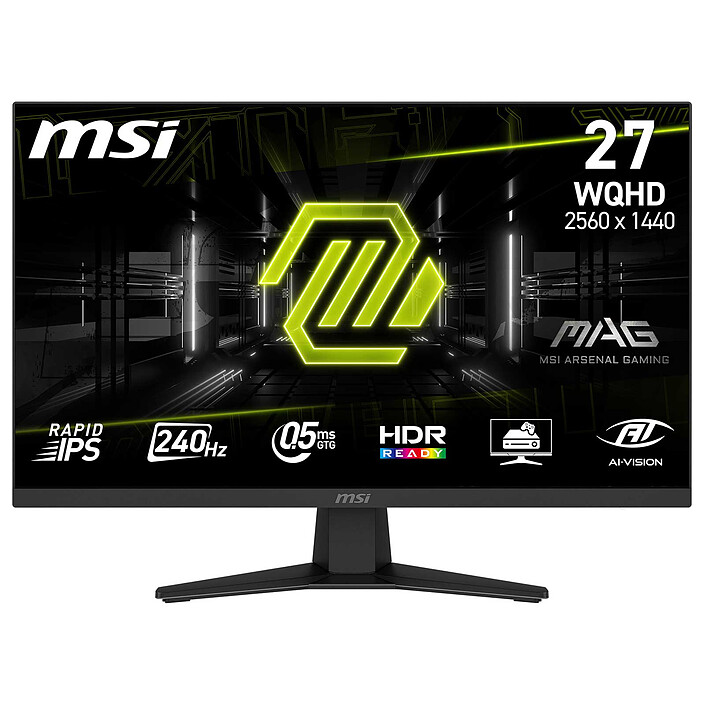 MONITEUR MSI MAG 274QF X24 27'' 240HZ 0.5MS RAPID IPS 2K