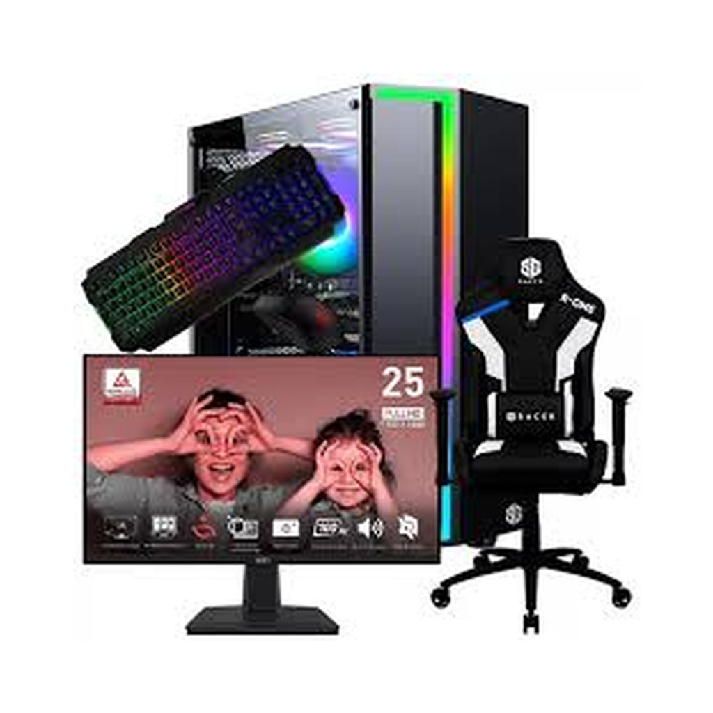 SETUP GAMER R5 5500/GT1030/16Go/256Go + MP251 + R-ONE + GK100 + GM100