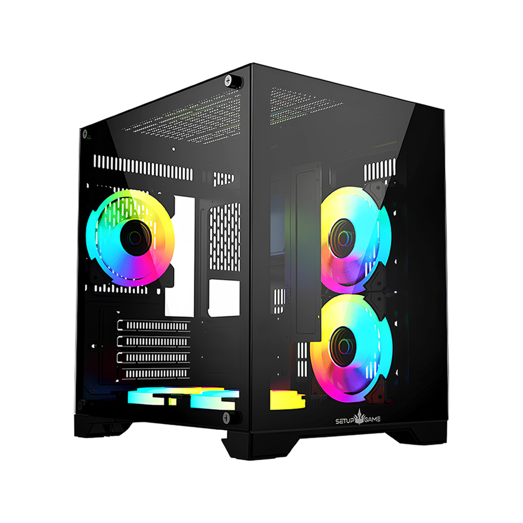 BOITIER SG PRO MINI 3 FAN ARGB NOIR