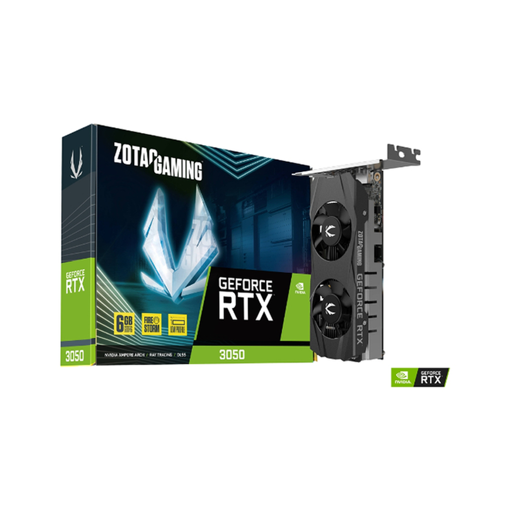 CARTE GRAPHIQUE ZOTAC GEFORCE RTX 3050 6GB GDDR6 LP