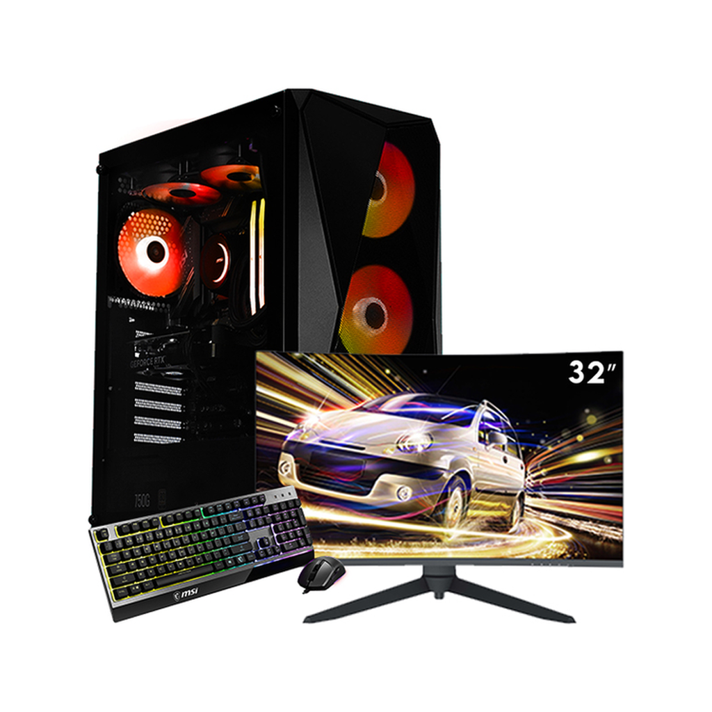 SETUP GAMER R5 5600/RTX5070/16Go/1To + 255XF + GK30
