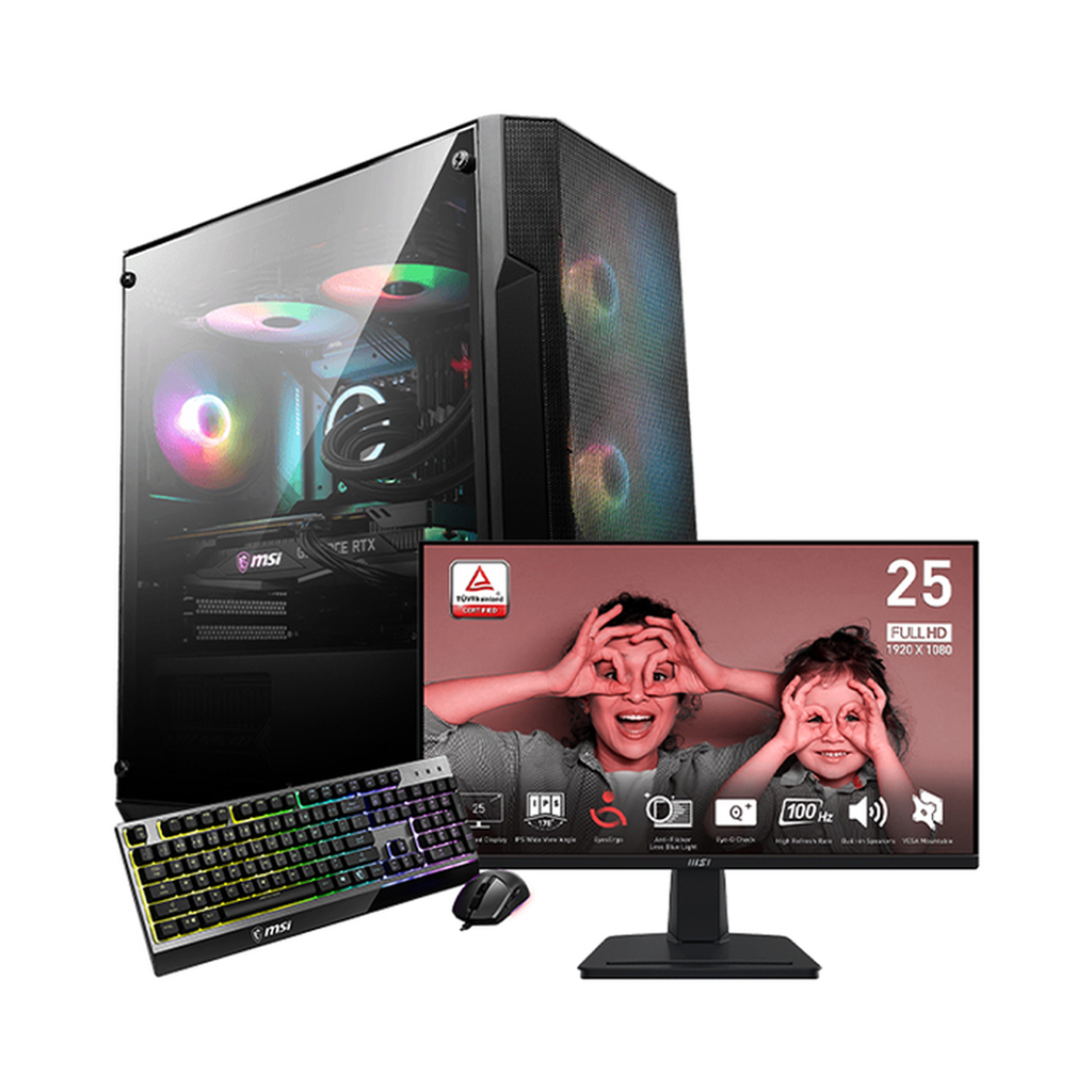SETUP GAMER R5 5500/RX5500XT/16Go/240Go + MP251 + GK30