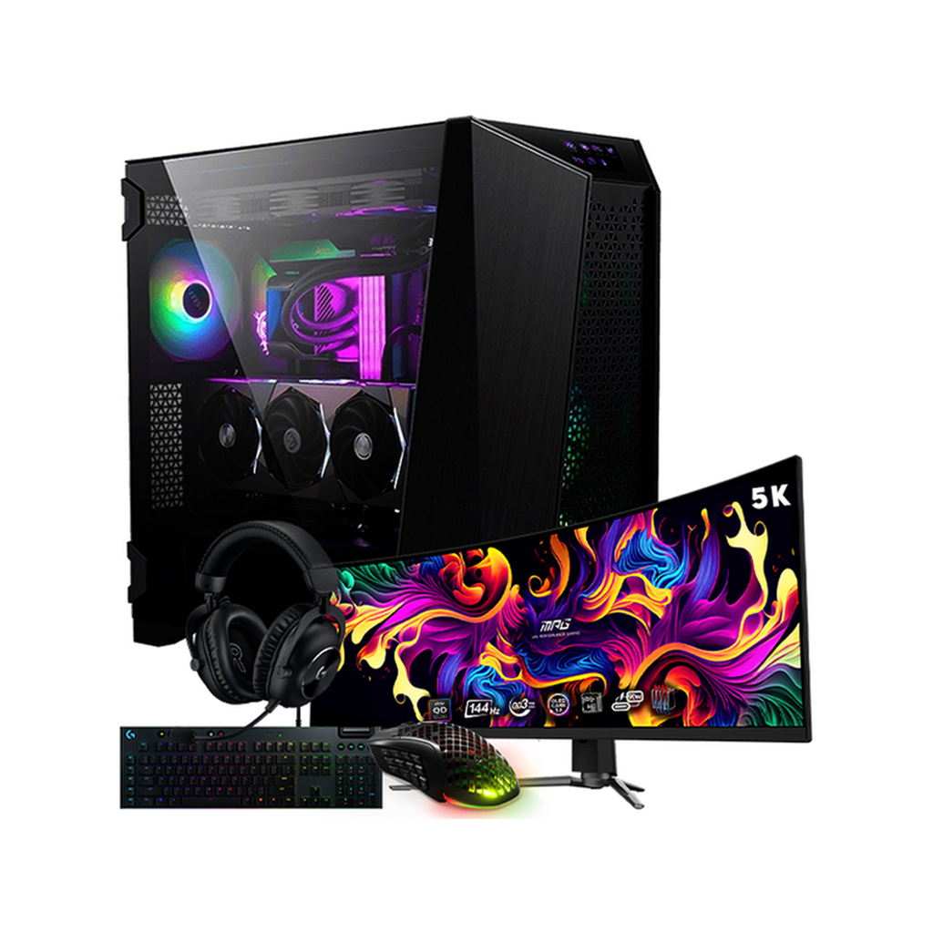 SETUP GAMER U9 285/RTX5090/128Go/4To + 491CQP + G815 + AEROX 9 + PRO X 2 GAMING