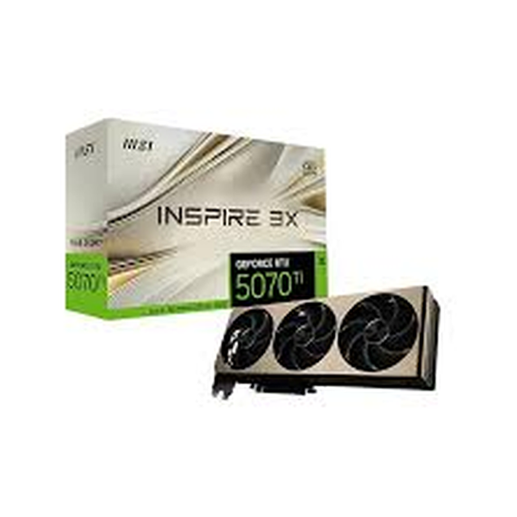 CARTE GRAPHIQUE MSI GEFORCE RTX 5070Ti 16G INSPIRE 3X OC PLUS