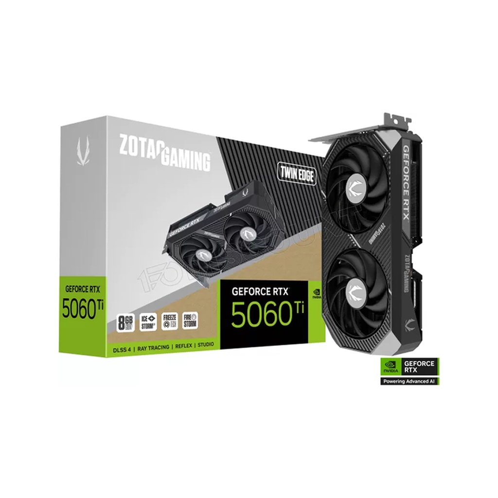 CARTE GRAPHIQUE ZOTAC GAMING GEFORCE RTX 5060 TI 8GB TWIN EDGE