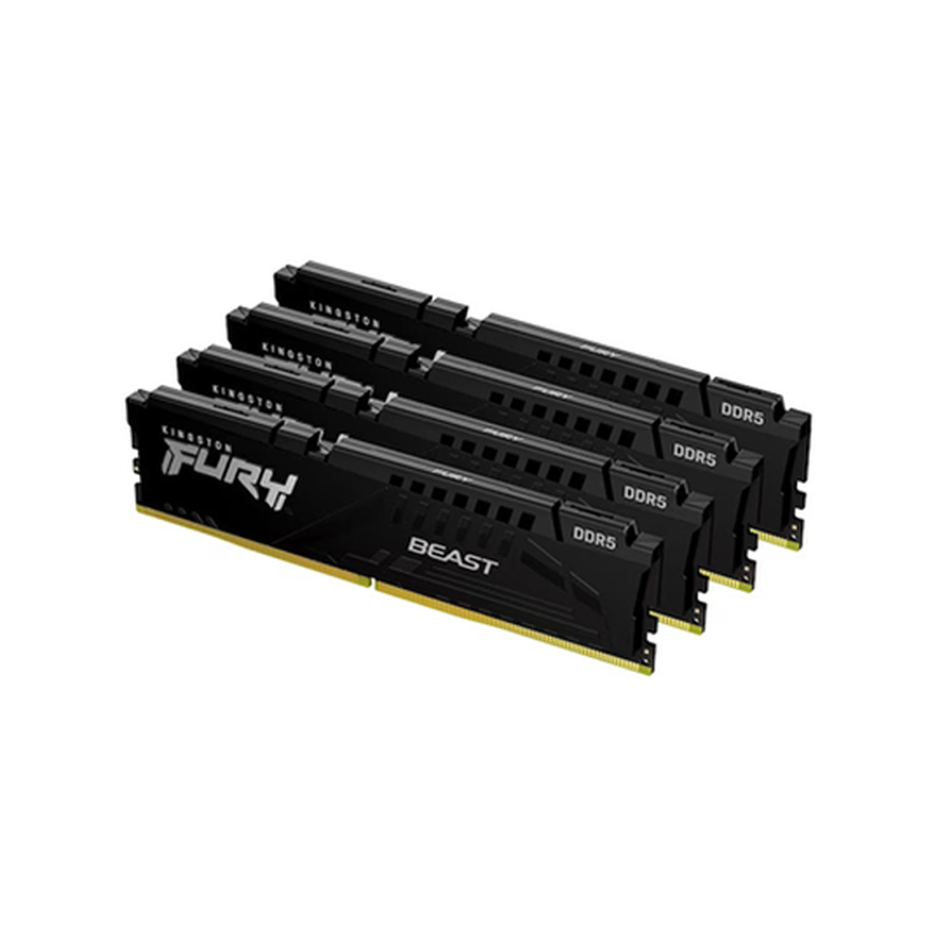 RAM KINGSTON FURY BEAST 128GB ( 32GB X 4 ) 5200MHZ DDR5 CL40