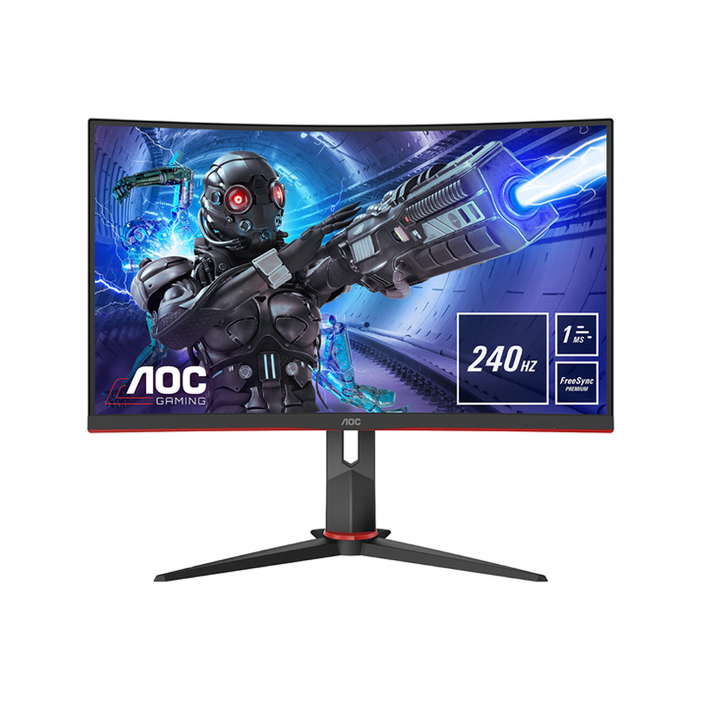 MONITEUR AOC C32G2ZE/BK 31.5&quot; 240HZ 0.5 MS INCURVEE