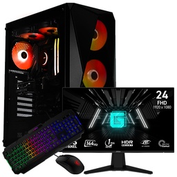 [SG-10293] SETUP GAMER R5 5600/RX7600/16Go/500Go + G242L E14 + GK100 + GM100