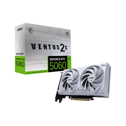 [SG-9390] CARTE GRAPHIQUE MSI GEFORCE RTX 5060 8G VENTUS 2X OC BLANC